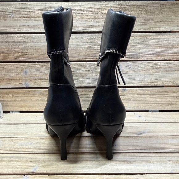 A New Day Mickey Point Toe Moto Ankle Boots NWT Size 11 - Picture 5 of 10